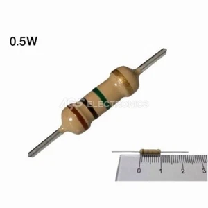 50 x RESISTENZA 1/2W 10R 5% (50 pezzi) - Imagen 1 de 1