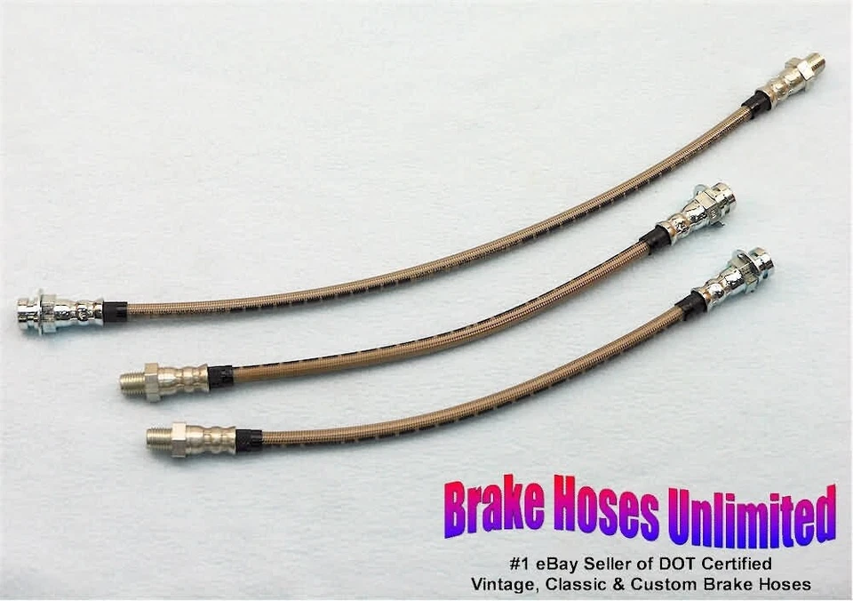 JUEGO MANGUERA FRENO ACERO INOXIDABLE Chrysler Town & Country - 1946 1947 1948 1949 Foto 1 de 1