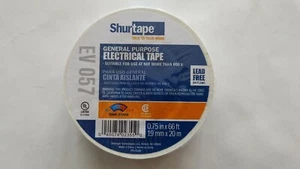 Shurtape 200783 EV 057 UL Listed White Electrical Tape, 3/4in x 66ft - Picture 1 of 2