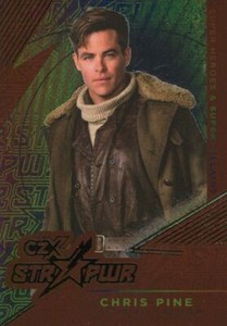 CZX DC Super Heroes & Villains Red STR PWR Chase Card S20 Chris Pine