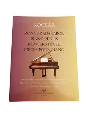 KOCSAR MIKLOS: PIANO PIECES Piano Book~Miniatures~Editio Musica Budapest~NEW - Image 1 of 4