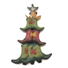 Cowboy Hat and Boot Tin Star Tree Western Christmas Ornament Decoration