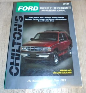 Manual de reparación Chilton's Ford Ranger Explorer Mountaineer 1991-1999 #26688 - Imagen 1 de 16