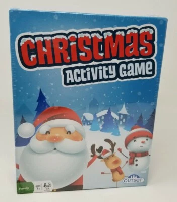 Christmas Activity Game Outset 2019 Family Game Ages 7+ 100 cards NEW Sealed - Image 1 of 4