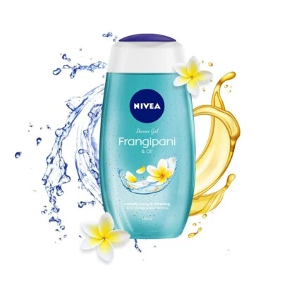 Nivea Body Wash Frangipani & Oil Shower Gel Pampering Care With Refreshing 250ml - Image 1 of 4