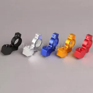 10mm Thread 7/8" Motorcycle Handlebar Rearview Mirror Clamp Mount Holder Adapter - Picture 1 of 11