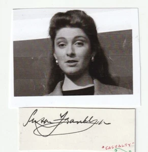 Dr. Who SUSAN FRANKLYN Signed Card/PC pic - Picture 1 of 1
