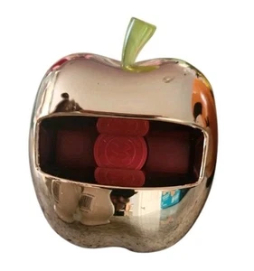 3M Post It Pop Up 3x3 Sticky Note Dispenser Metallic Gold Apple Weighted Teacher - Picture 1 of 4