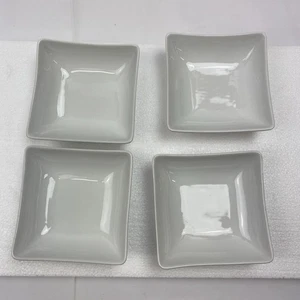 American Airlines, Set of 4 luncheon square bowls, white - Vintage - Picture 1 of 3