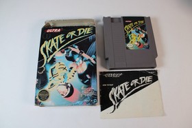 Skate or Die (Nintendo NES) W/ game, box, manual, sleeve, tested
