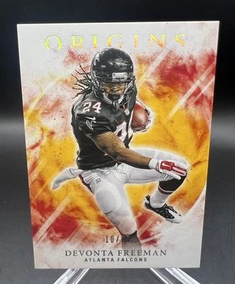2017 Panini Origins Devonta Freeman Orange SSP 10/10 #51- Falcons-RARE - Image 1 of 4