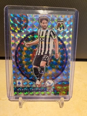 2021-22 Panini Mosaic Serie A Manuel Locatelli Stained Glass Case Hit Juventus - Image 1 of 2