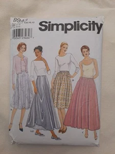 Simplicity 8943 Sewing Pattern Skirt and Petticoat Size 6 8 10 12 Uncut 1999 - Picture 1 of 3