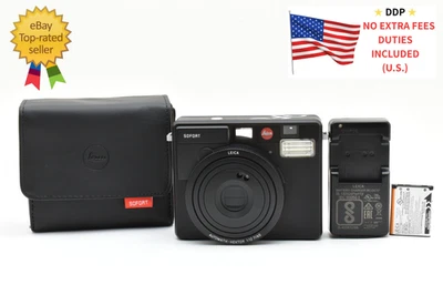 ▶️[TOP MINT] Leica Sofort Instant Film Camera Black 19100 Germany From JAPAN - Image 1 of 4