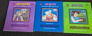 Old Testament Bible Story Lot of 3 Books Jesus David Joseph Landolls - Imagen 1 de 9