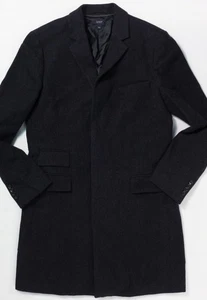 J Crew Mayfair Topcoat Yorkshire Tweed Moon Wool NWT New with tags M Navy Blue - Picture 1 of 24