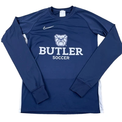 Butler Bulldogs Shirt Men Small Soccer Team Jersey Nike Dri Fit Long Sleeve - Image 1 of 4