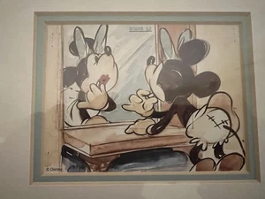 Mickey's Surprise Party 1939 Walt Disney The Art Group Minnie Mouse Scene 12 - Picture 1 of 8