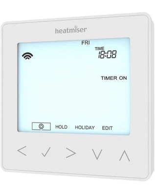 Heatmiser NeoStat-HW V2 - Hot Water Programmer - Glacier White - Image 1 of 3