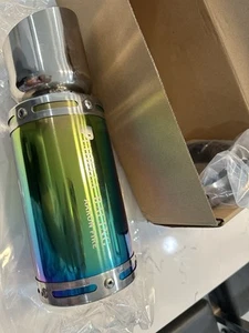 49CC -50CC 150CC MUFFLER MOTORCYCLE BLUE /TUBO DE ESCAPE DE CARRERA EXHAUST - Picture 1 of 6