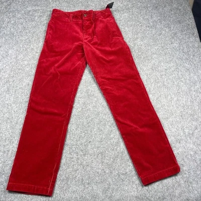 Pantalones de Pana Polo Ralph Lauren Juvenil Talla 16 Rojo Elastizados Vacaciones NUEVO Foto 1 de 4