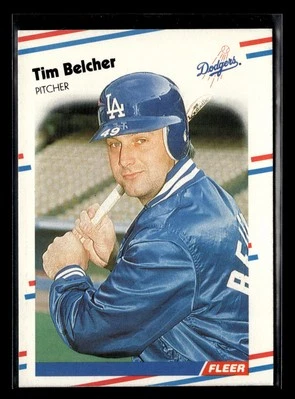 Tim Belcher 1988 Fleer #509 Los Angeles Dodgers *027 - Image 1 of 2