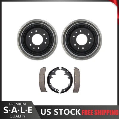 Rear Kit Brake Drums & Brake Shoes For 1964-1967 Chevrolet C10 Panel - Raybestos - Image 1 of 4