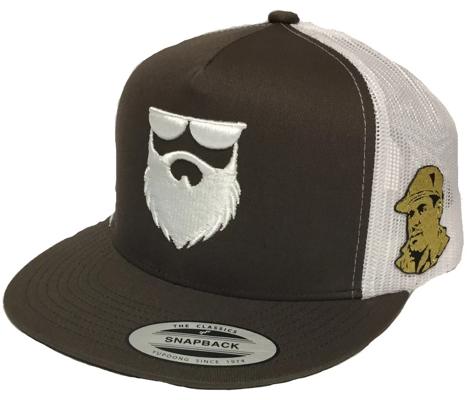 EL SEÑOR DE LA BARBA CHAPO GUZMÁN P/W SOMBRERO BR/W 2/P MALLA MICHOACÁN SINALO MEXICO Foto 1 de 2