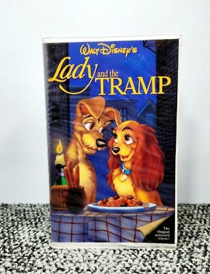 Vintage Walt Disney Classic Black Diamond VHS Lady And The Tramp  - Image 1 of 4