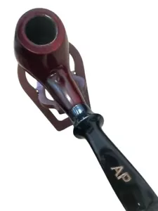 Pipa para fumadores personalizada grabada y llena de oro inc. Caja de lujo de pie - Imagen 1 de 5