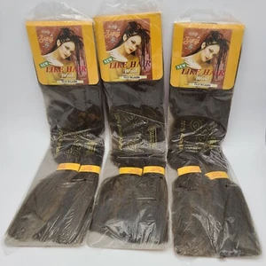Paquete de 3 extensiones de trenzado Zury 100 % Kanekalon Like Hair de 24" negras F4/27/B/LAUBN - Imagen 1 de 8