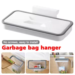 1 PC Hanging Garbage Bag Holder - Cabinet Rack for Kitchen Waste & Storage! - Picture 1 of 16
