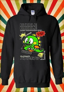 Bubble Bobble Famicom Japonés Genial Hombres Mujeres Unisex Top Sudadera con Capucha Sudadera 2916 - Imagen 1 de 4