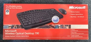 Microsoft Wireless Optical Desktop 700 v2 Brand New In Box - Picture 1 of 3