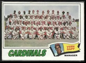 1977 Topps #183 St. Louis Cardinals / Vern Rapp - Picture 1 of 2