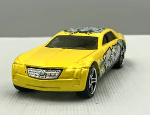 Vintage Hot Wheels Tag Rides Cadillac V-16 Concept Yellow Die Cast - Picture 1 of 6
