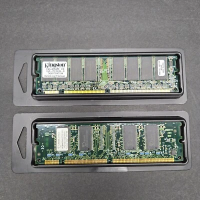 Kingston KVR 100/64-R RAM Mosel Vitelic Pc 100U-222-612-A - Image 1 of 4