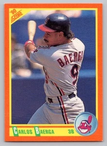 Carlos Baerga 1990 Score Rookie & Traded #74T RC MT - Picture 1 of 2