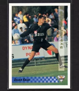 ZELJKO KALAC 1994 Futera NSL Rookie RC Soccer Card SYDNEY UNITED #54 PSA - Picture 1 of 2