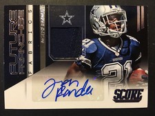 Joseph Randle 2014 Panini Score Future Franchise Fabric Auto Jersey Card #FFF-JR