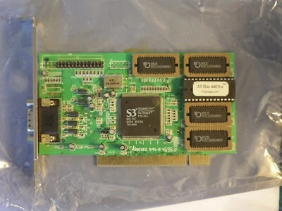 S3 TrioUV+  86C767 2MB PCI VGA Video VGA graphics  Card for DOS - image 1 of 3