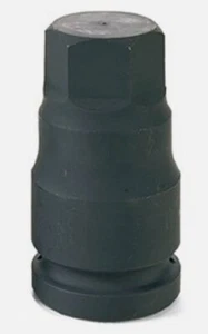 Gris Neumático 1" Accionamiento X 1" Hexagonal Driver Bit Socket 4932F Industrial - Imagen 1 de 4