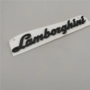 For Lamborghini Aventador LP700 LP720 LP750 Rear Script Emblem Matte Black(1PC) - Picture 1 of 6
