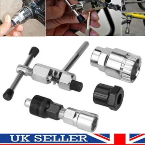 For Chain/Crank/Cassette/Freewheel/Puller Bike Repair Kit Bicycle Removal Tool - Picture 1 of 9