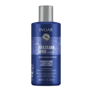 INOAR BRAZILIAN AFRO KERATIN FORMALDEHYDE FREE 400ml VEGAN (LIQUID) www.inoar.uk
