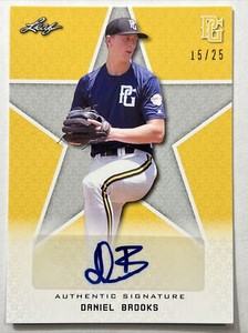 2020 LEAF PG NATIONAL SHOWCASE DANIEL BROOKS YELLOW AUTO 15/25 M