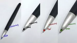 Lamy 2000 4 Colors Ballpoint Pen Stainless Steel Clip New L401 WITHOUT BOX - Picture 1 of 4