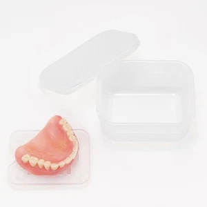 FUNDA FLEXIBLE A PRUEBA DE FUGAS - Baño dentadura nunca tiene fugas - Tapa hermética - No tóxico CLARO - Imagen 1 de 5