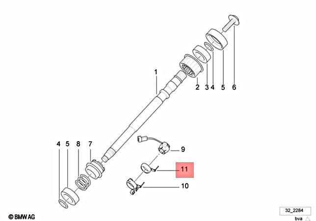 Genuine BMW Alpina X5 Z8 V8 Supporting Ring F Steering Angle
