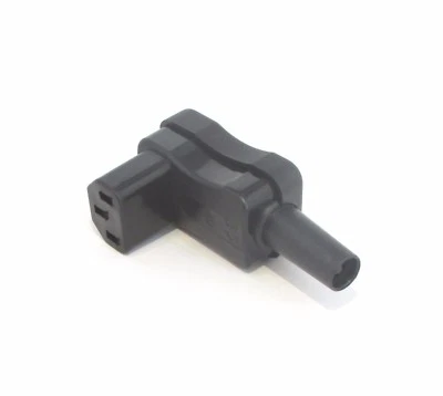 IEC Connector C13 10a Martin Kaiser silver plated 90degree for Mains Power cable - Image 1 of 4